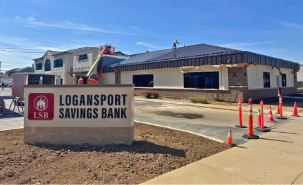 Logansport Savings Bank continues construction progress with Phase 3 of Main...