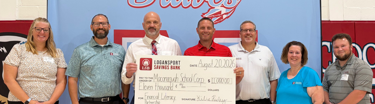 Maconaquah School Corporation and Logansport Savings Bank Partner to Build Financial Literacy for Students